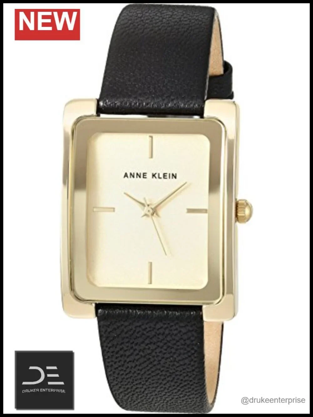 Genuine Leather Strap Watch with Japanese Quartz Movement